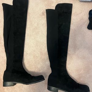 Stuart Weitzman Black 5050 boots size 7